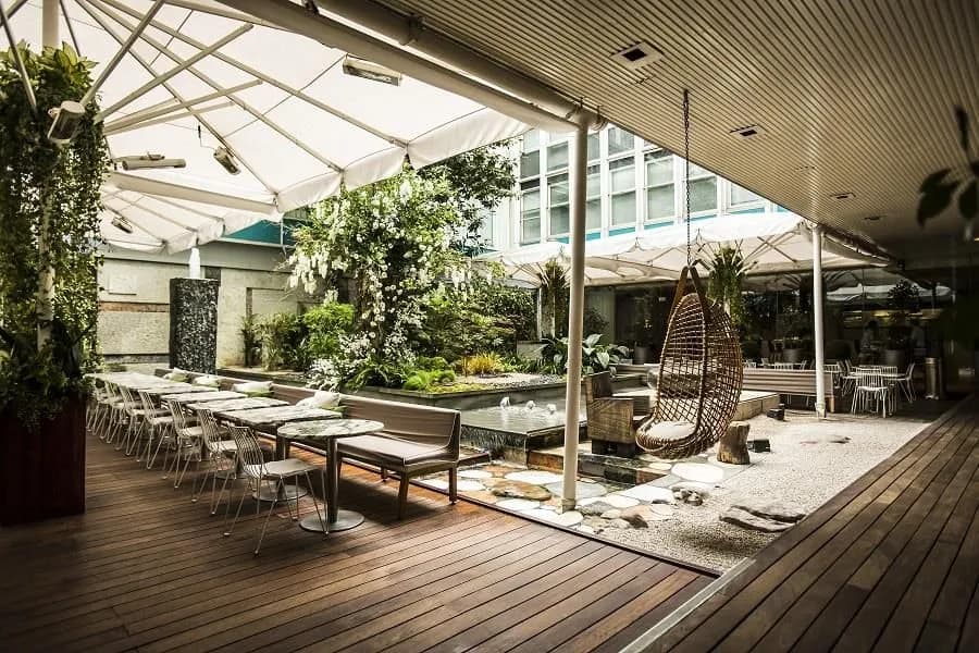 Courtyard (Half) & Long Bar - Sanderson London