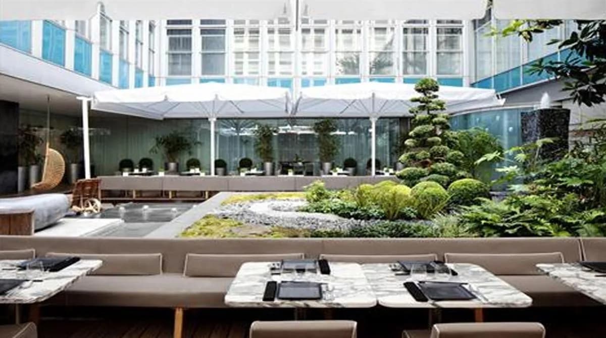 Courtyard (Full), Long Bar & Restaurant - Sanderson London