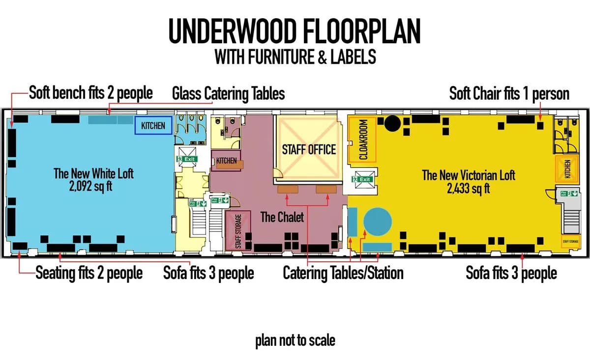 New White Loft - Lumiere London - Underwood