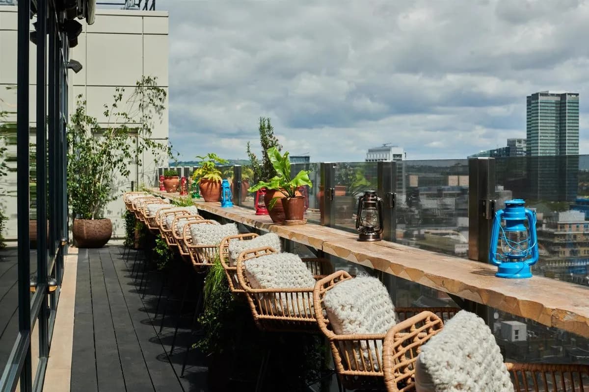The Nest Outdoor Terrace (East) - Treehouse Hotel London