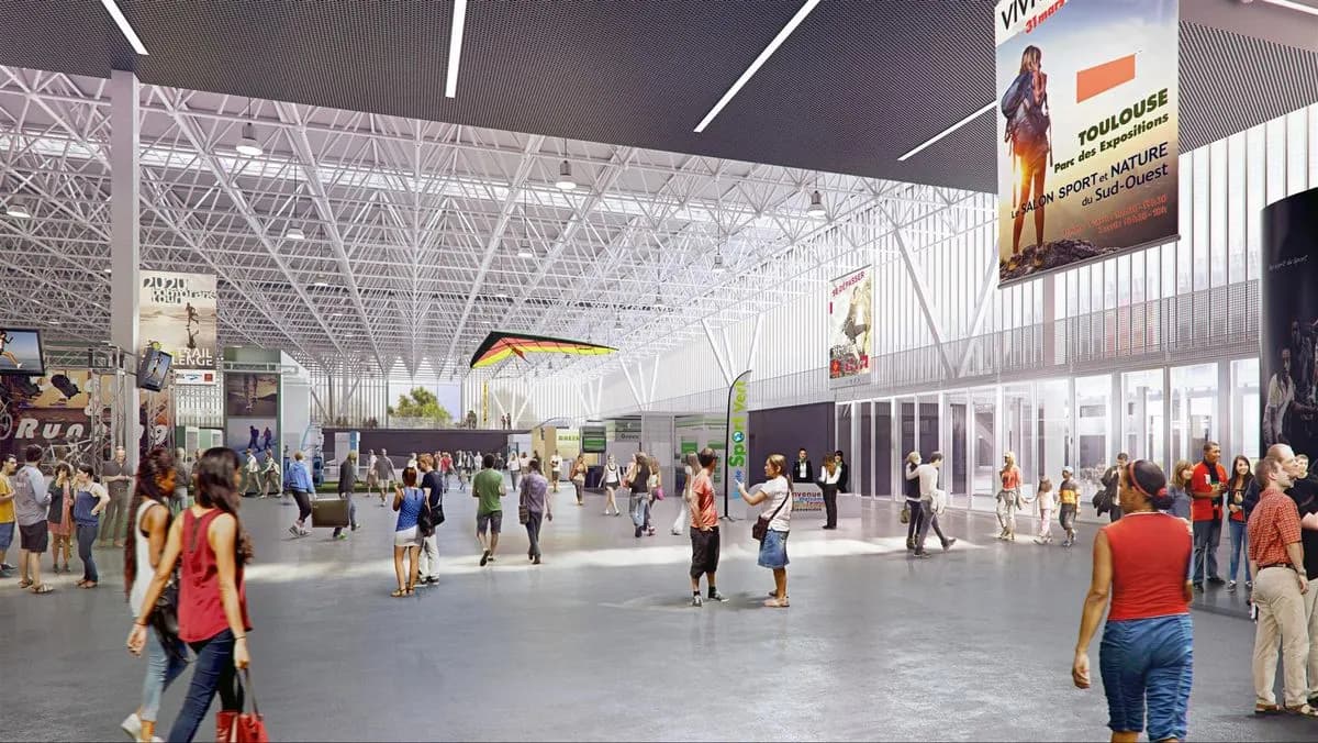 Hall 1 - Mezzanine - MEETT - Toulouse Exhibition and Convention Centre