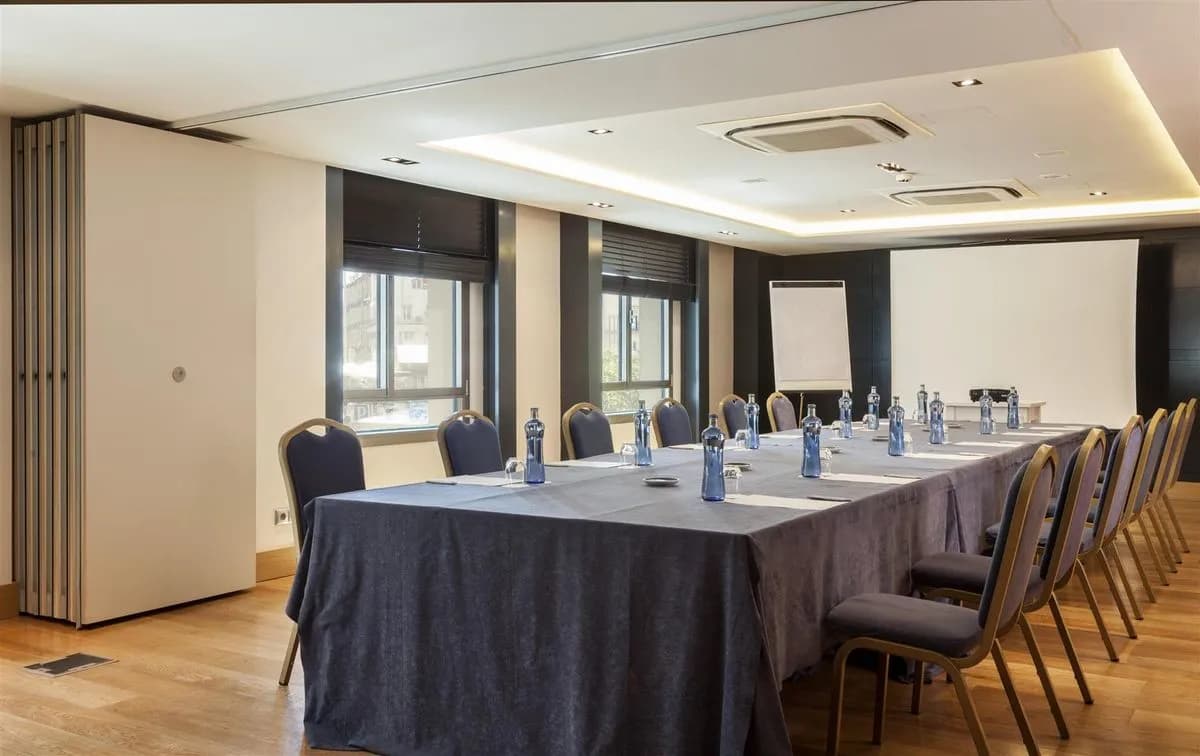 Gran Via + Callao - Hotel Santo Domingo - Madrid