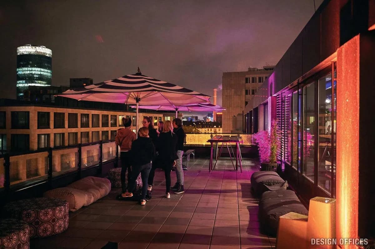 Rooftop Lounge - Design Offices Frankfurt Wiesenhuettenplatz