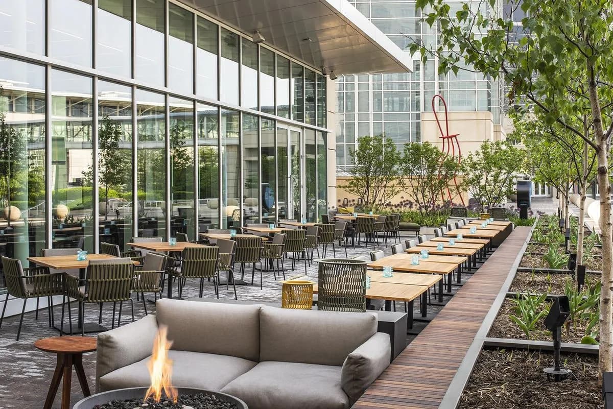 Arc Bar Terrace - Hyatt Regency McCormick Place Chicago - $8M Full Meeting Space Renovation (March 2024)
