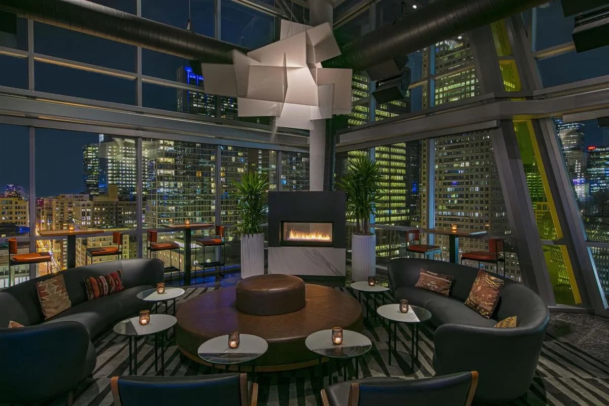 ROOF Living Room/Hangover - theWit Chicago, a Hilton Hotel