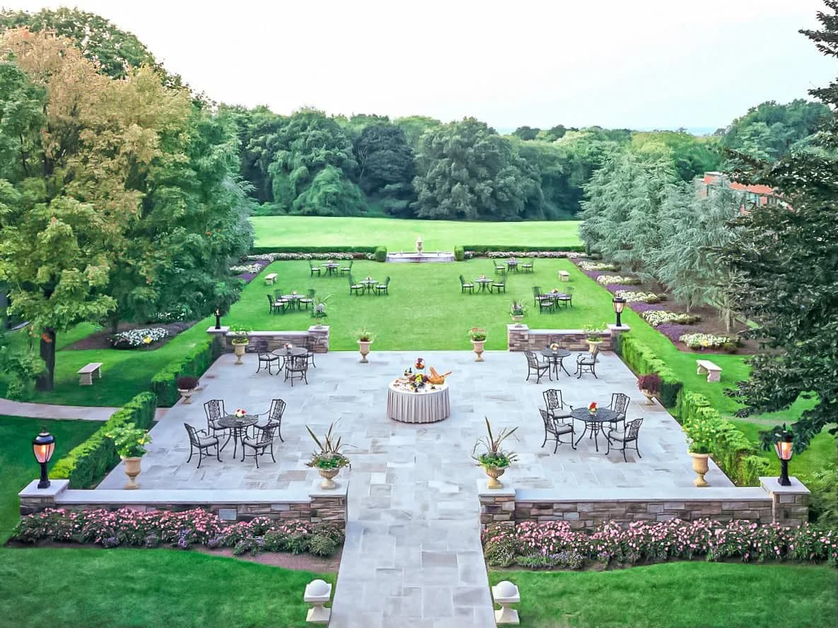 Patio - The Mansion at Glen Cove- Newly Renovated