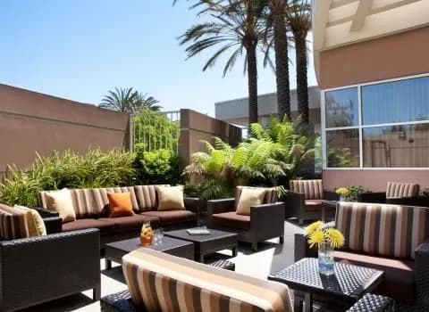 North Patio - Sonesta Emeryville - San Francisco Bay Bridge