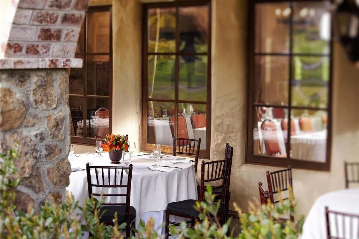 Vintage Ballroom Patio - Fairmont Sonoma Mission Inn and Spa