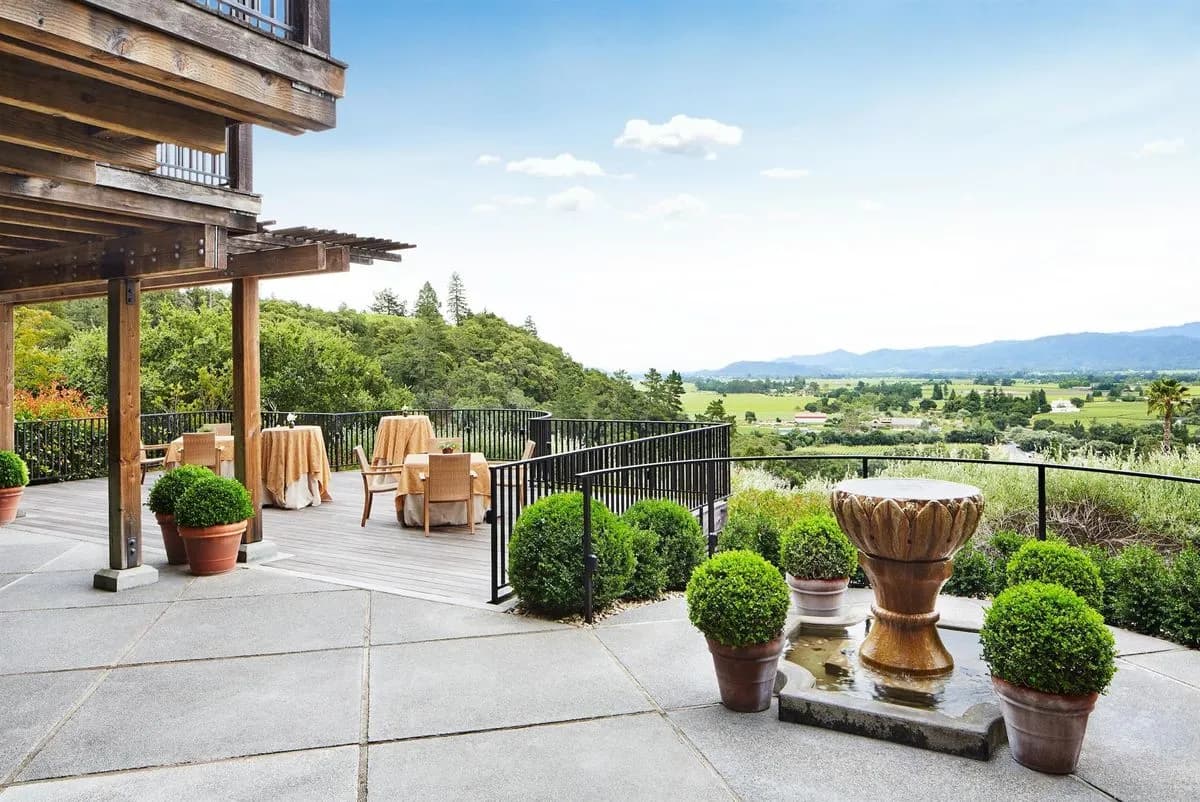 Private Dining Terrace - Auberge du Soleil, Auberge Resorts Collection