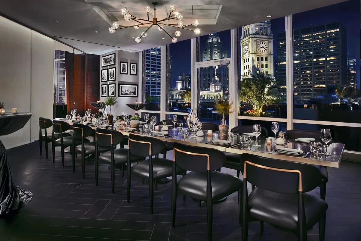 Terrace 16 Private Dining Room - Trump International Hotel & Tower Chicago