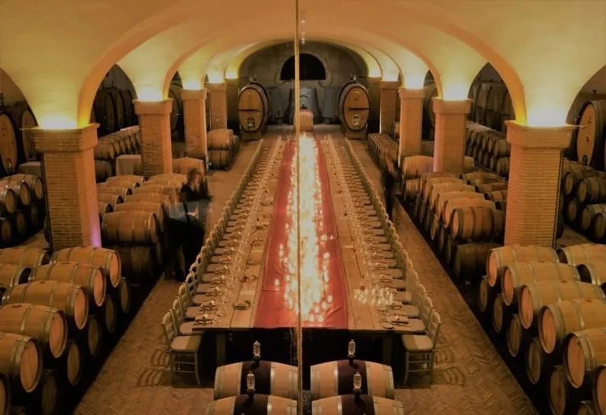 Barrique Cellar - Rosewood Castiglion del Bosco